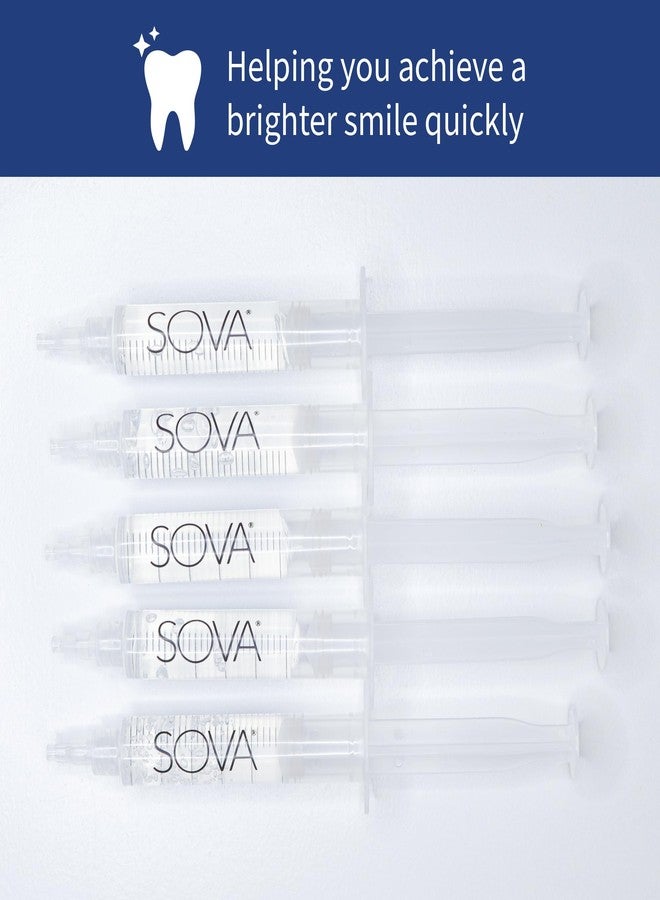 SOVA White - Teeth Whitening Replacement Gel - Non-Peroxide for Sensitive Teeth - 5 Pack - BPA, Latex, Phthalates & PVC Free - Image 3