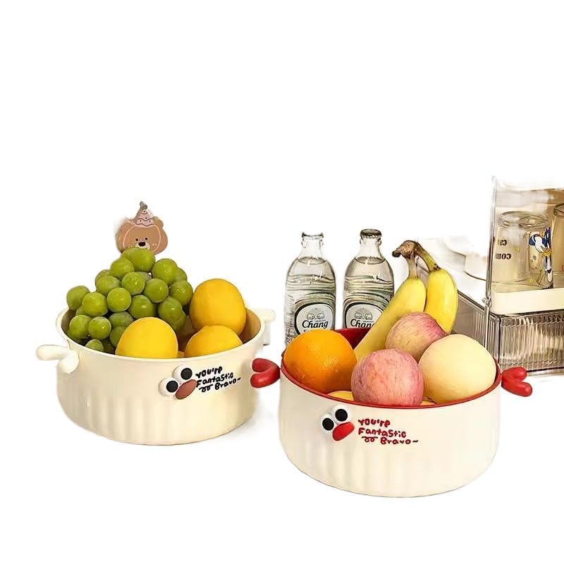 Matiko Multifunctional Washing Vegetables and Fruit Draining Basket Strainer Detachable Double Layer Drain Baskets Salad Bowl - Image 4