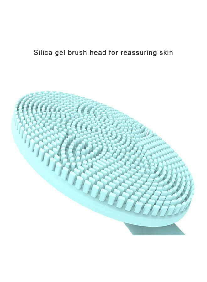 NIBEMINENT Electric Handheld Face Cleanser Brush Blue - Image 3