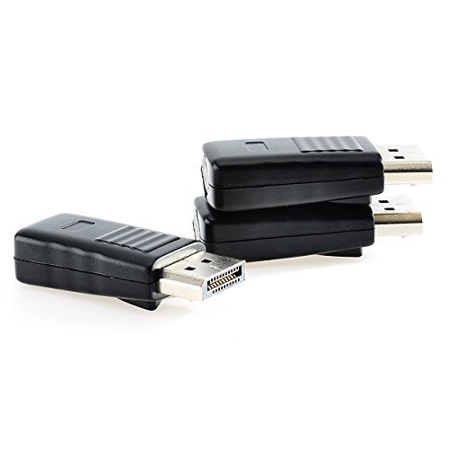 XEYOU DisplayPort Headless Ghost Display Emulator for PC 4K DP Dummy Plug (fit Headless 3840x2160@17hz)-3Pack - Image 2