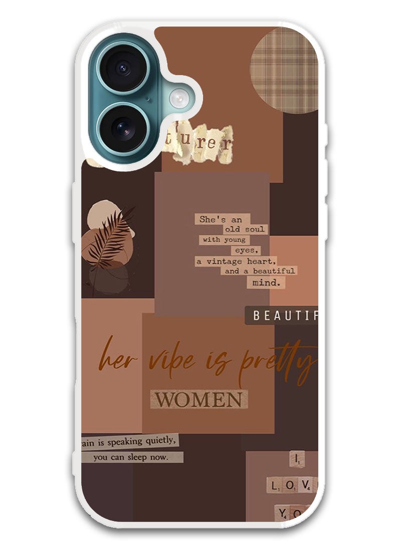 Theodor Protective Case Cover For APPLE IPHONE 16 Plus Adventurer (White Bumper) - Image 1