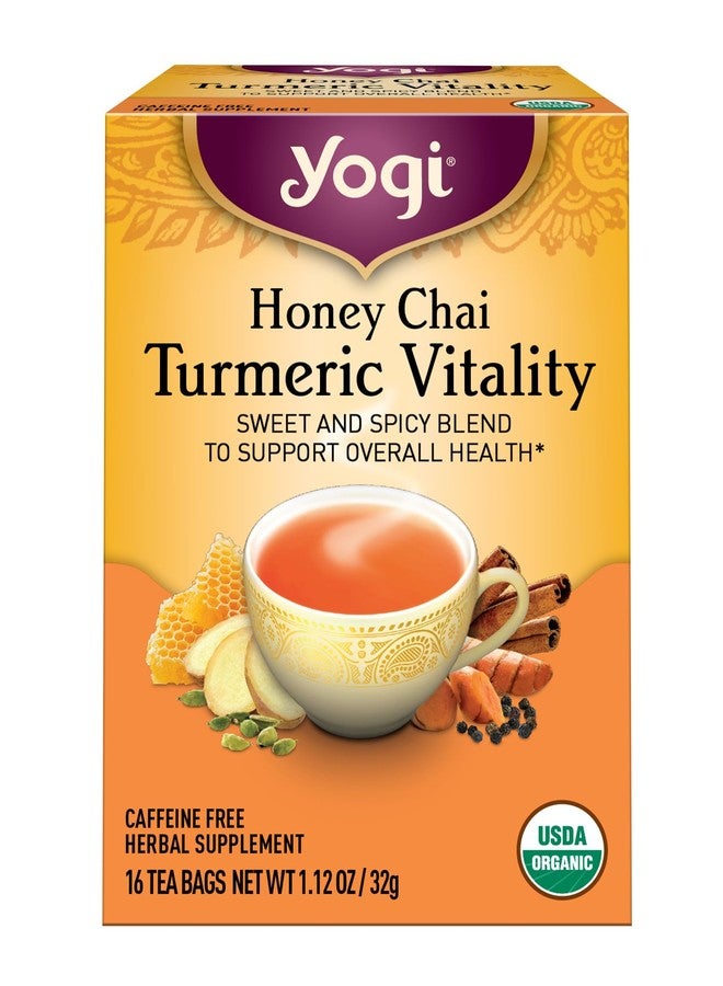 Yogi Tea, Honey Chai Turmeric Vitality, 16 ct - Image 1