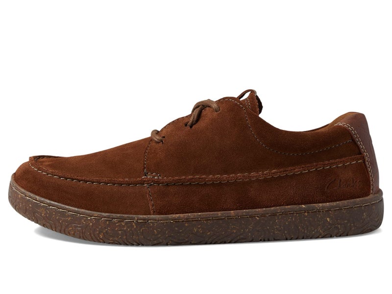 Clarks Men's Hodson Moc Oxford, Dark Brown Suede, 11 - Image 5