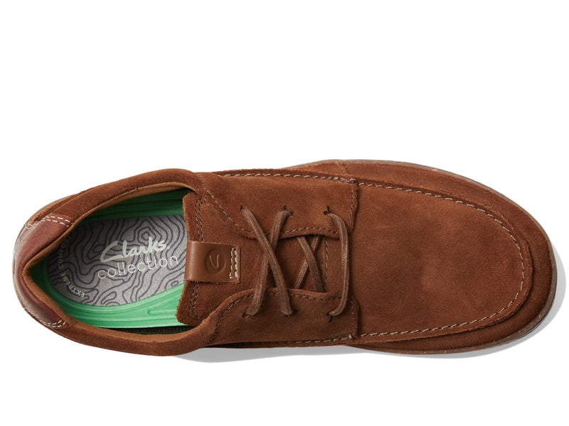 Clarks Men's Hodson Moc Oxford, Dark Brown Suede, 11 - Image 3