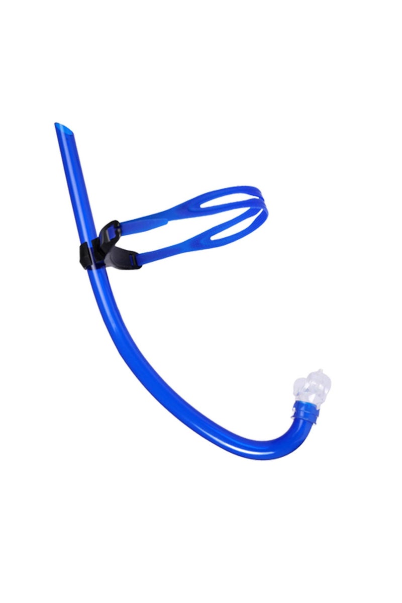 Rwnq High-quality snorkel tube for diving and swimming, made of flexible silicone, comfortable and safe to use, equipped with an adjustable head strap, featuring a professional design for both divers and beginners, ideal for snorkeling and free swimming, allowing easy breathing underwater._ Swimming equipment - Swimming accessories - Water games - Swimming supplies - Image 1
