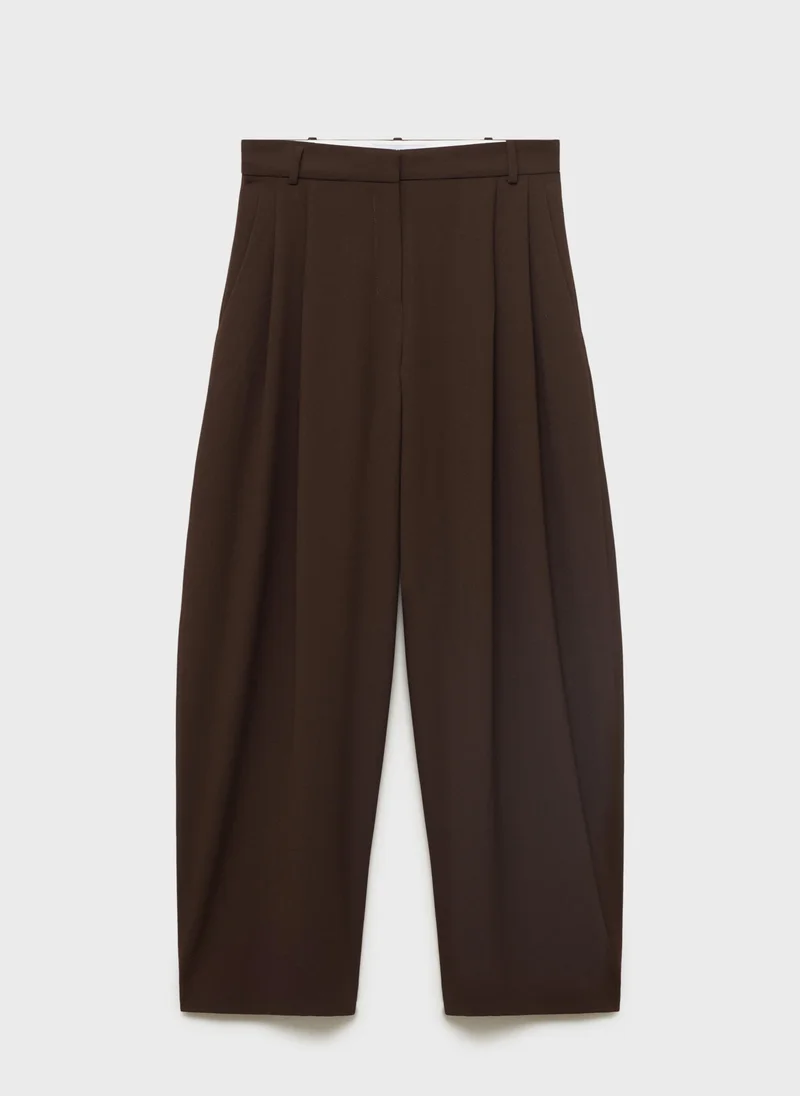 MANGO  Pleat detail trousers for Women | Best Price UAE