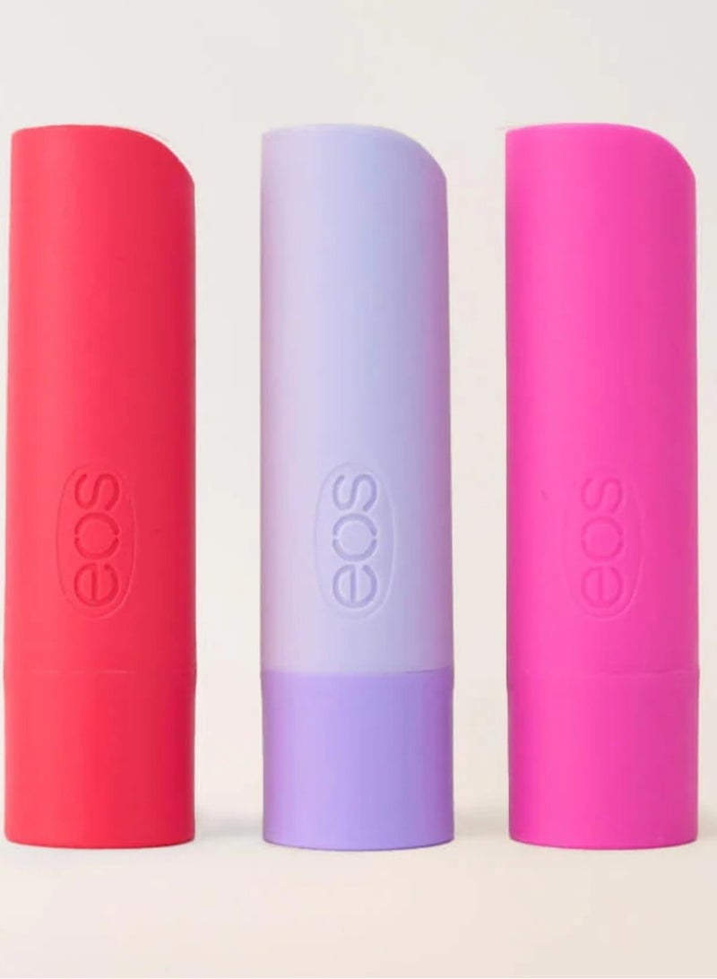 إي أو اس مرطب الشفاه الناعم من إي أو إس بنكهة حليب جوز الهند والعسل 3 عبوات (3*4 جم) - Image 2
