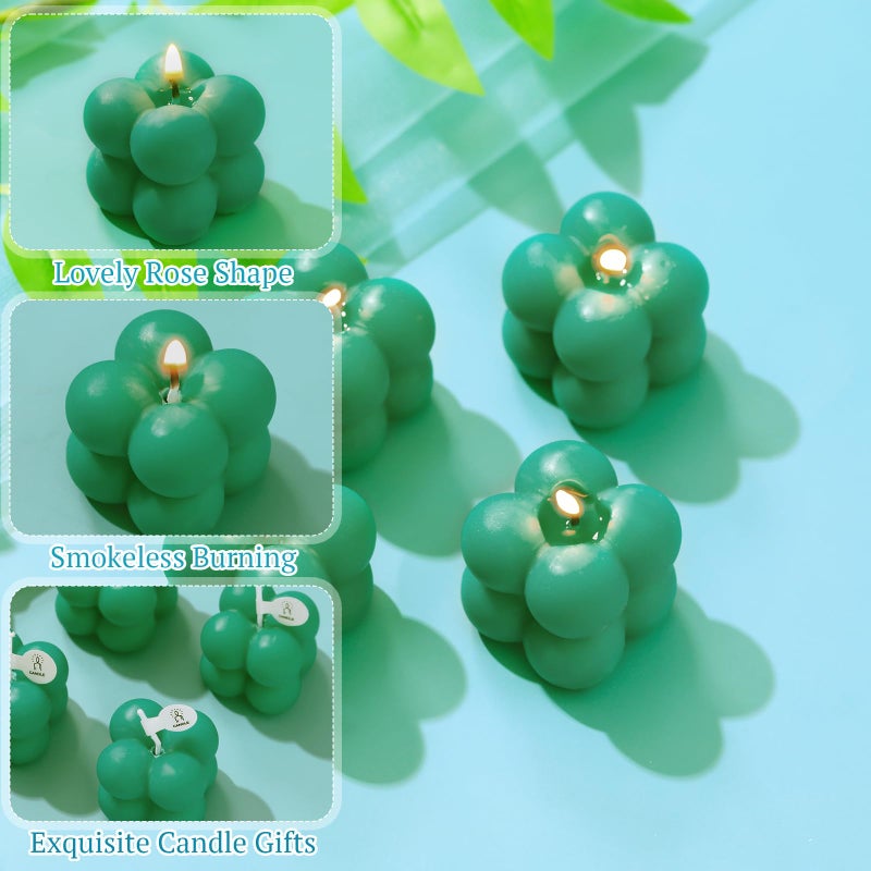 MTLEE 24 Sets Jungle Animal Baby Shower Favors Small Bubble Candle Baby Shower Favors for Guests Tea Candles Bulk with Stylish Ribbons Cards Gifts Party Decoration - Image 3