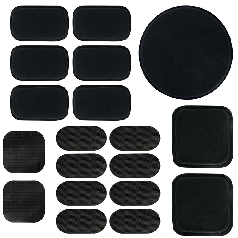 Generic Yzpacc Helmet Padding Kit Airsoft Helmet Replacement Universal Foam Pads Set Tactical Bicycle Accessories Motorcycle Padding Kits Mats (Black)  - Image 1
