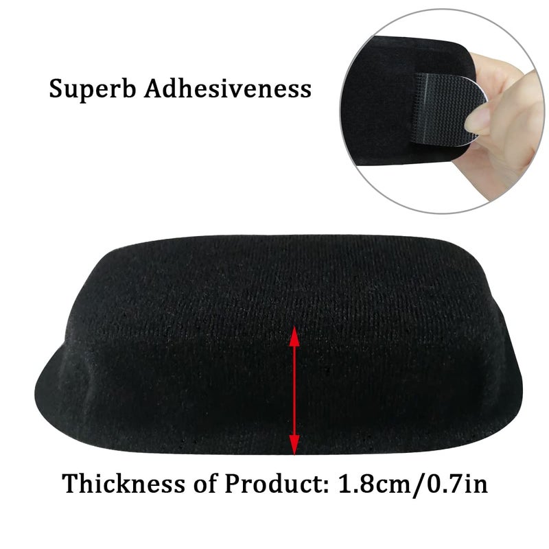 Generic Yzpacc Helmet Padding Kit Airsoft Helmet Replacement Universal Foam Pads Set Tactical Bicycle Accessories Motorcycle Padding Kits Mats (Black)  - Image 2