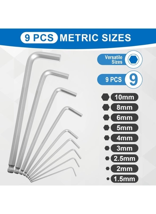 Lukadah 8 PCS Torx Key Set, Chrome Vanadium Steel L-Shaped Star Hex Key Wrench Set, Precision Torx Allen Keys T15 T20 T25 T27 T30 T40 T45 T50, Heavy Duty Torx Screwdriver Tool Set for Automotive Repair, Bicycle Maintenance, Furniture Assembly, Electronics, DIY & Professional Mechanics - Image 2