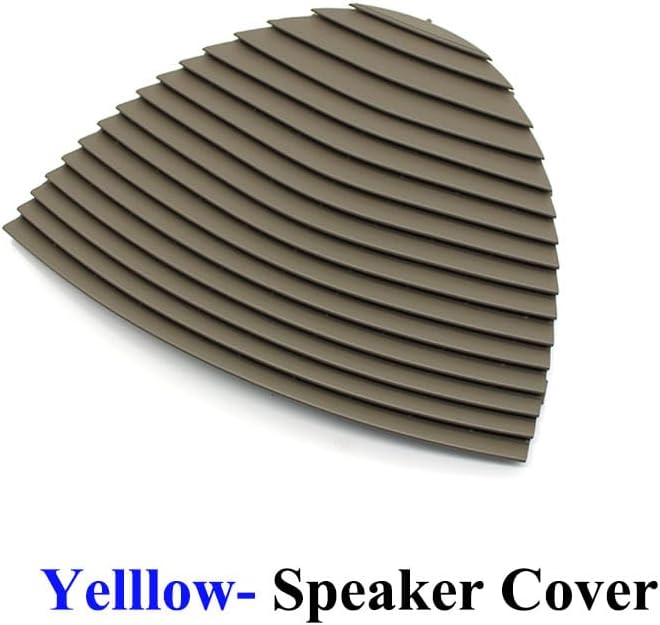 Goodithy Front Center Air Vent Outlet Cover for Mercedes Benz E-Class W211 - Yellow Speaker Cover - Image 3