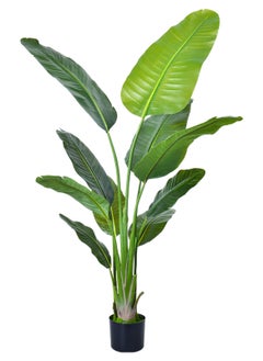 Sharpdo Home Interior Artificial Green Plant Decoration, Traveler Banana  - Image 2