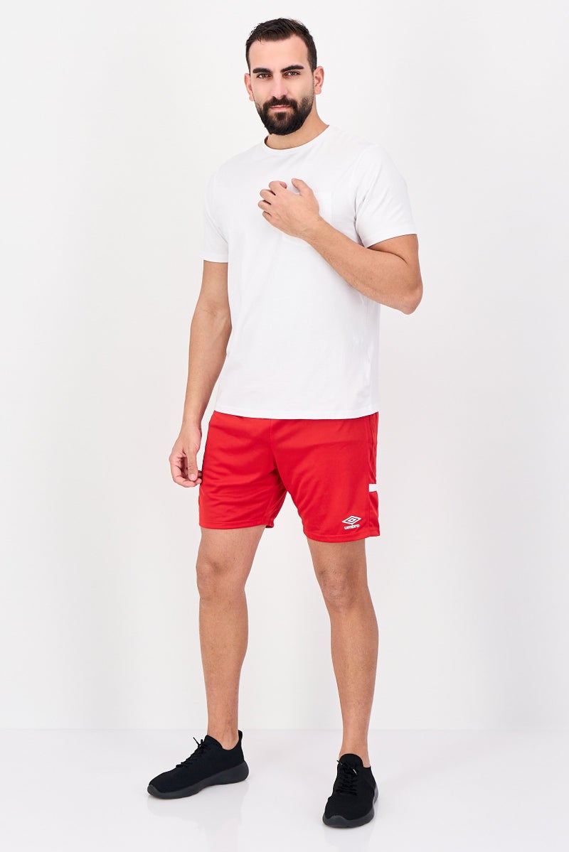 umbro Men Sportswear Fit Training Shorts, Red - Image 4