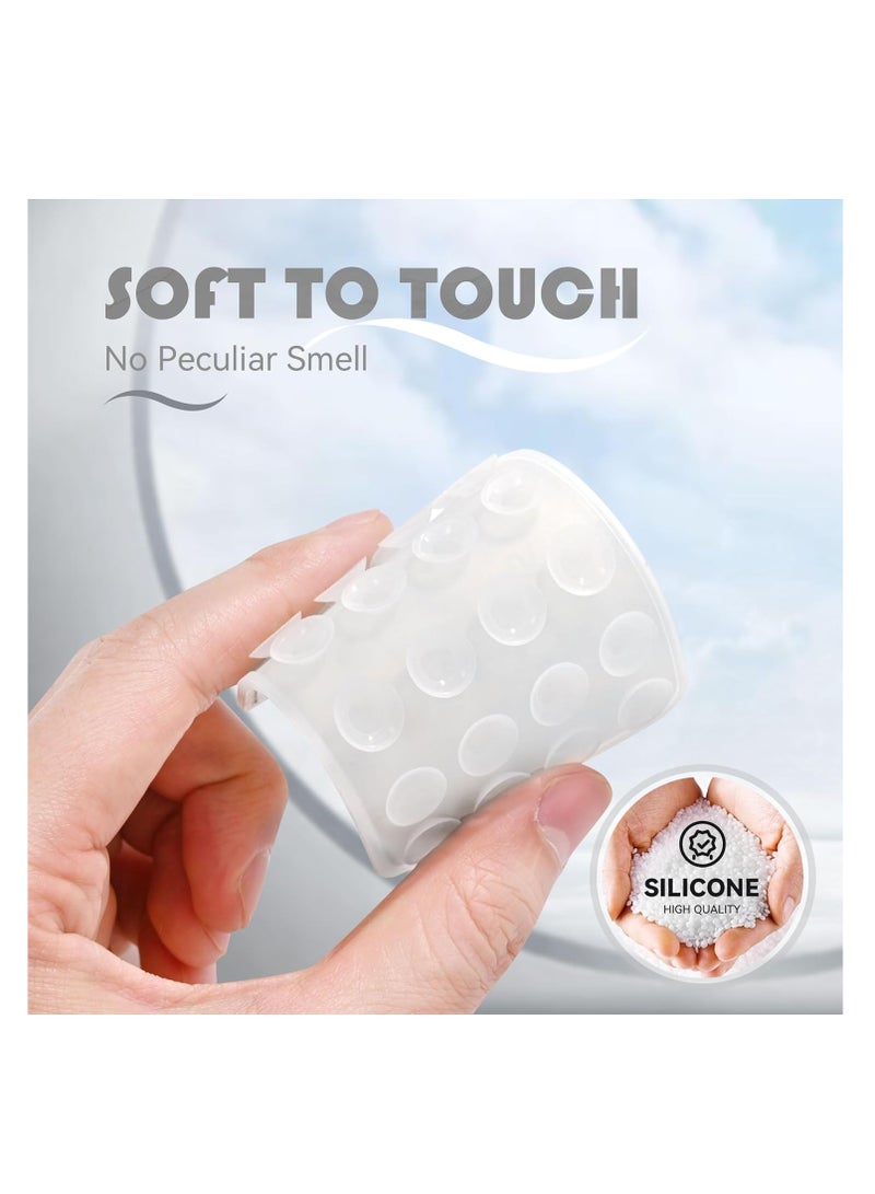 Suction Phone Case Mount, Sillicon Adhesive Phone Accessory  Hands-Free Fidget Toy Mirror Shower Phone Holder, Tiktok Videos and Selfies (white) - Image 3