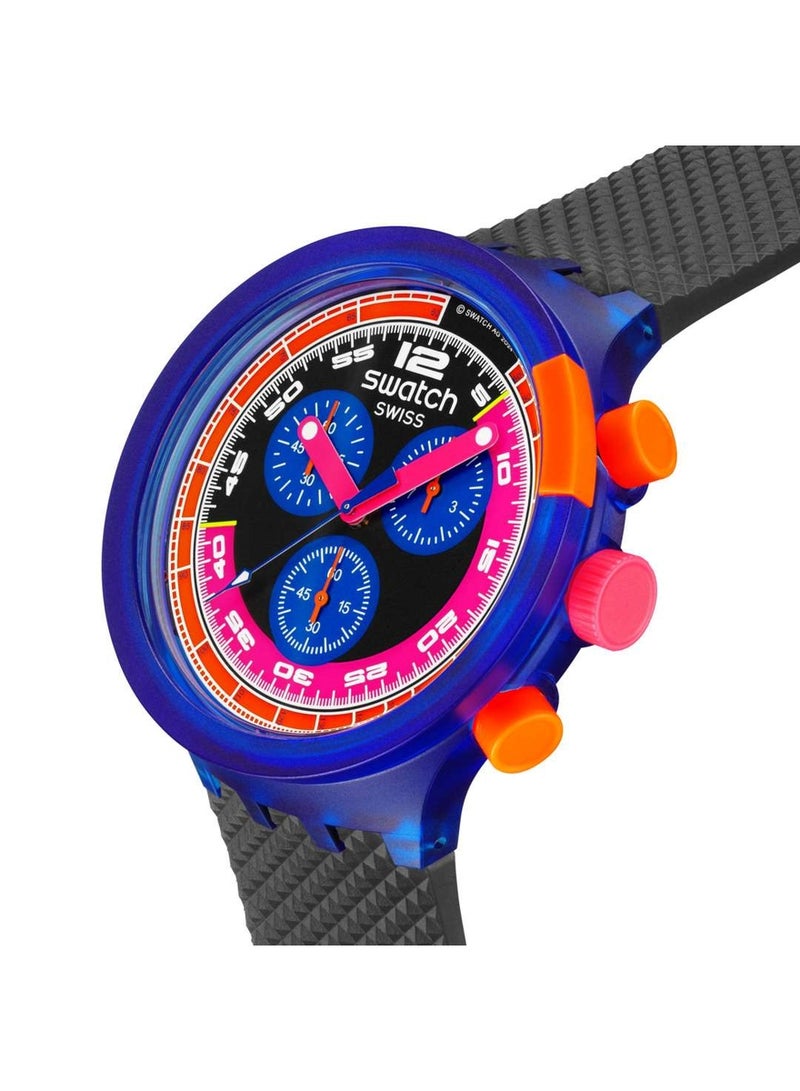Swatch ساعة رجال بحركة كوارتز تناظرية NEON PARTY TO THE MAX - Image 2