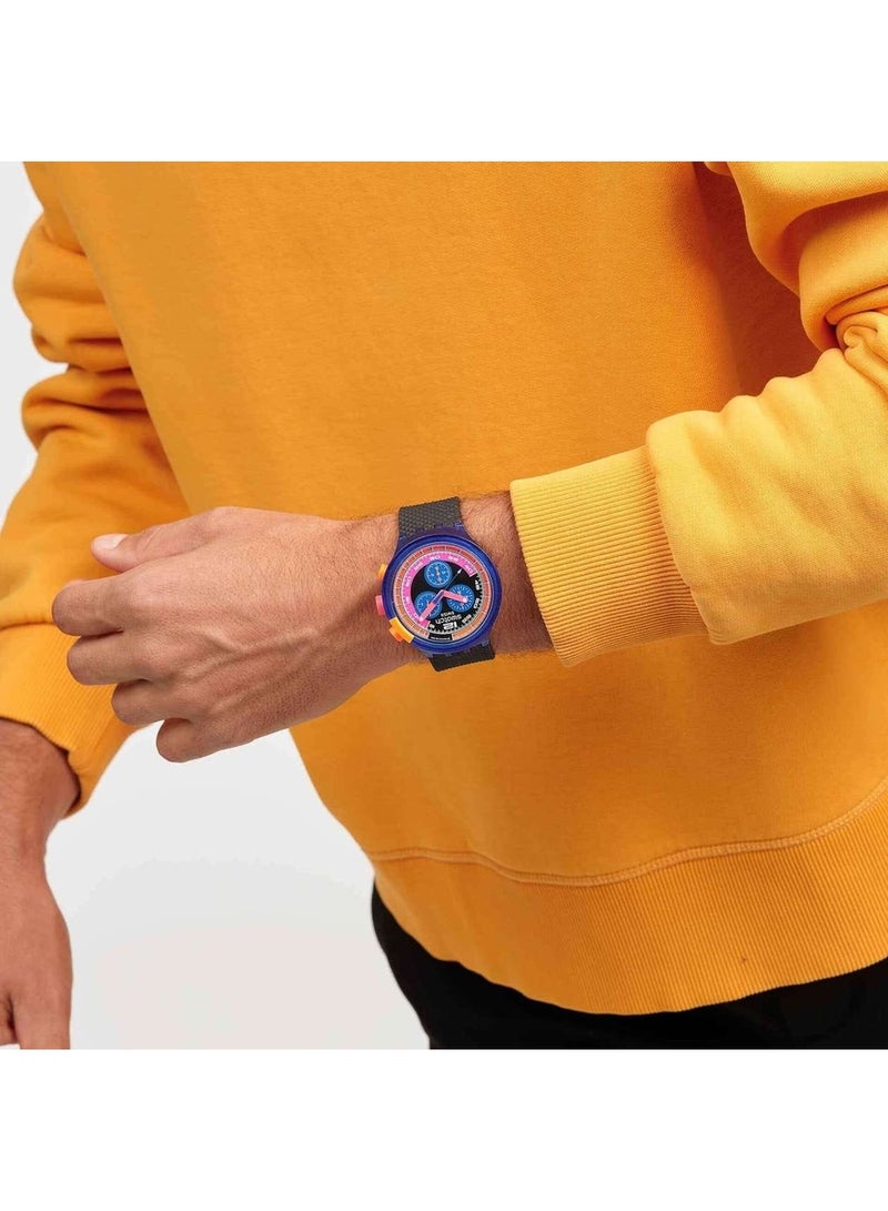 Swatch ساعة رجال بحركة كوارتز تناظرية NEON PARTY TO THE MAX - Image 4