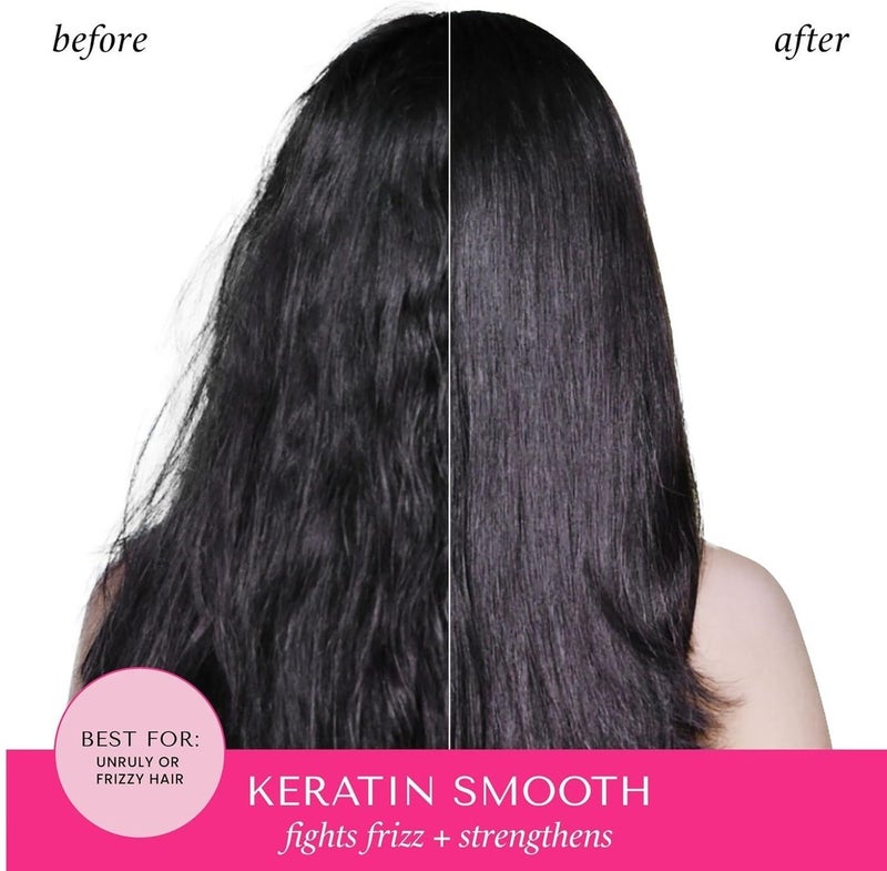 HASK Keratin Protein 5-In-1 Smoothing Leave-In Conditioner Spray 175ml | Heat Protection | Anti-Frizz | Color Safe for All Hair Types - Image 2