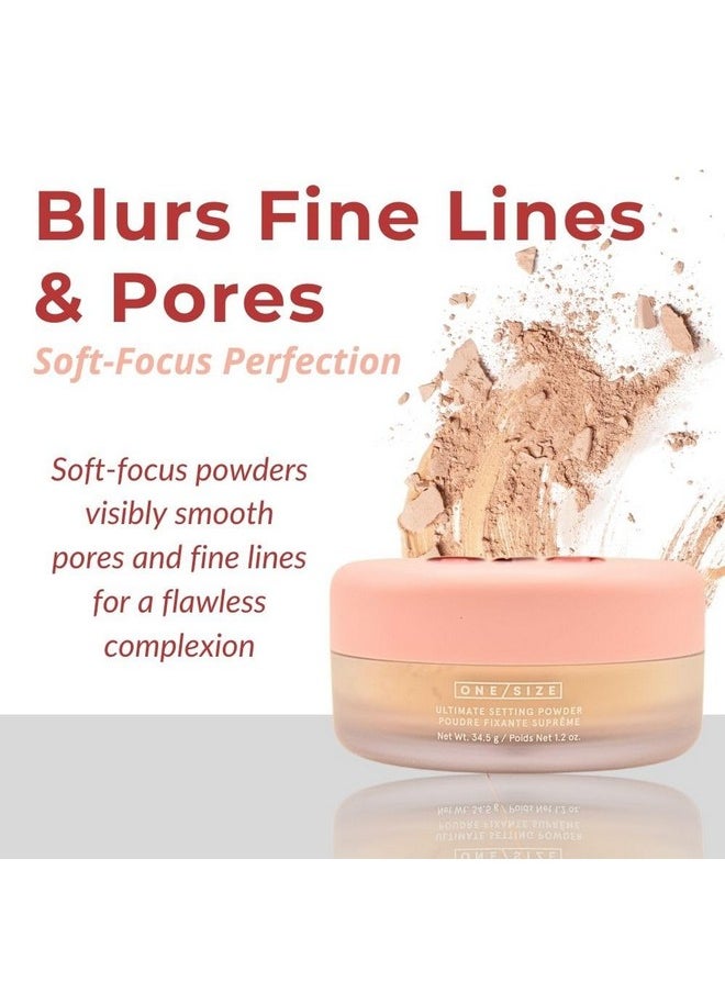 One size One Size Ultimate Blurring Setting Powder Full- Translucent - for Fair to Dark Skin Tones, 1.2 Ounce (Pack of 1)  - Image 3