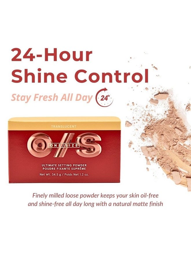 One size One Size Ultimate Blurring Setting Powder Full- Translucent - for Fair to Dark Skin Tones, 1.2 Ounce (Pack of 1)  - Image 2