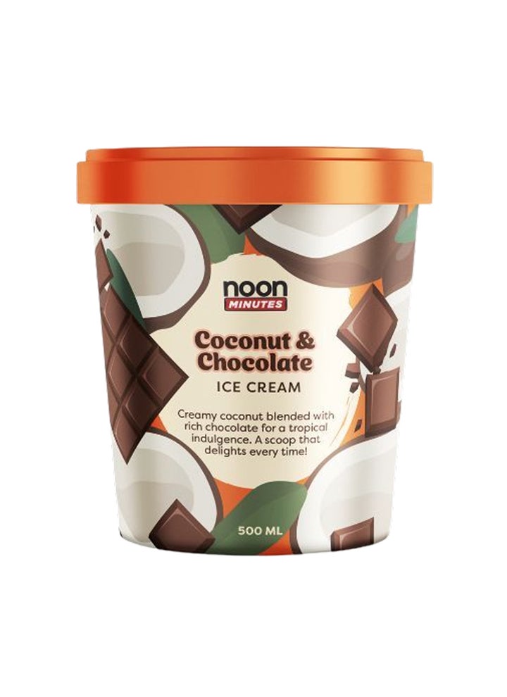 Buy Noon Minutes Coconut And Chocolate Ice Cream Tub Online | 15 ...