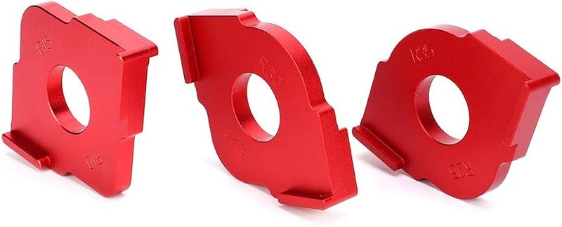 مجموعة قالب نصف القطر لقطع مسارات أدوات النجارة، مجموعة قياس لتحديد المواقع السريع - Image 5