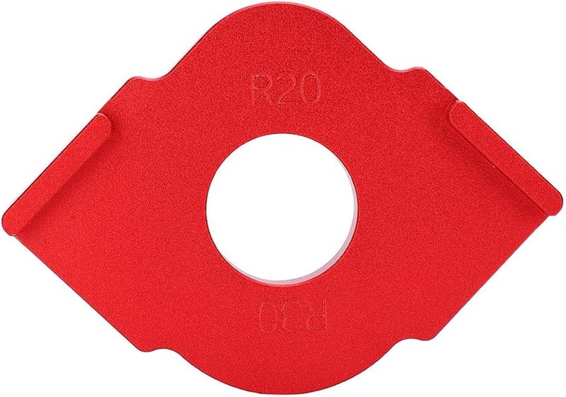 مجموعة قالب نصف القطر لقطع مسارات أدوات النجارة، مجموعة قياس لتحديد المواقع السريع - Image 3