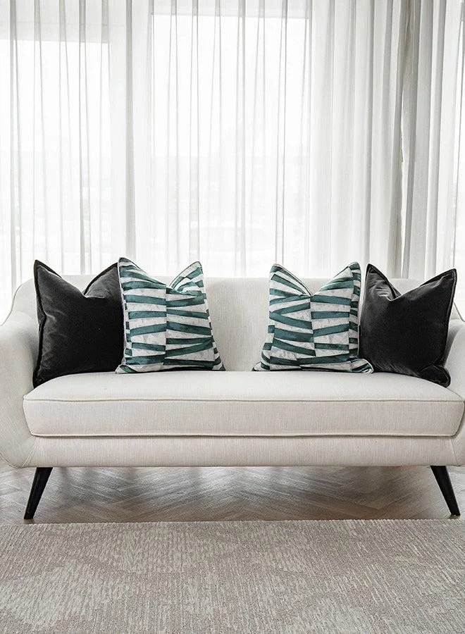 KNOT HOME Cushion Glen Bundle (with filler) Pillow Knot Home Cover Set for Modern Sofa Contemporary Living Room Bedroom and Office Soft Washable