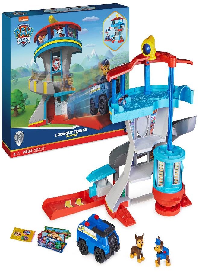 Paw Patrol Lookout Tower Playset with Toy Car Launcher, 2 Chase Action Figures, Chase’s Police Cruiser and Accessories, Kids Toys for Ages 3 and up - pzsku/Z524B45D3A17BC2AE61FDZ/45/_/1686135161/92491dac-ed96-4ab8-aedd-d29c0a68f39c