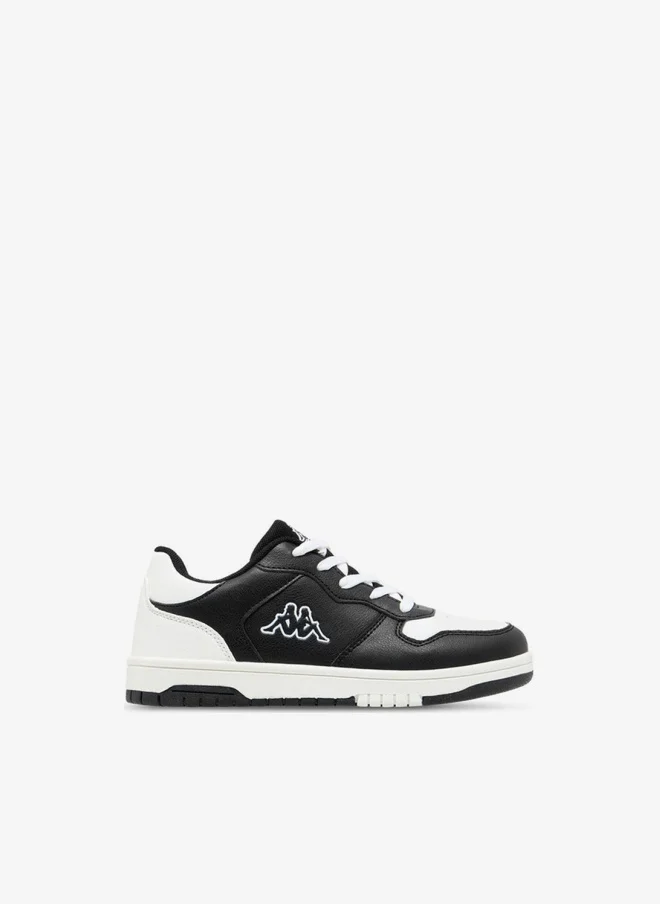 Kappa Boys' Colourblock Sneakers with Lace-Up Closure