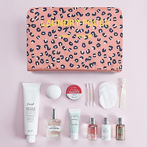 Mossio Luggage Cubes,Mossio 7 Pack Lightweight Toiletry Organizer Space Saver Travel Accessories Pink Leopard - Image 4