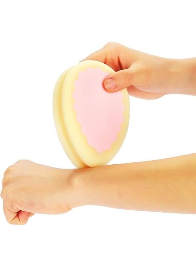 Magic Painless Hair Removal Sponge Pad – Reusable Depilation Tool for Body, Arms & Legs – Multi Shape – 2 Pieces - Image 1