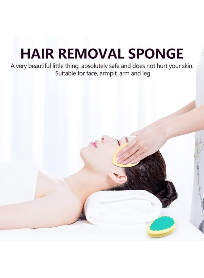 Magic Painless Hair Removal Sponge Pad – Reusable Depilation Tool for Body, Arms & Legs – Multi Shape – 2 Pieces - Image 5