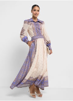 Khizana Printed Top & Skirt Set  - Image 5