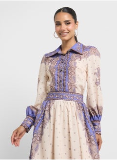 Khizana Printed Top & Skirt Set  - Image 3