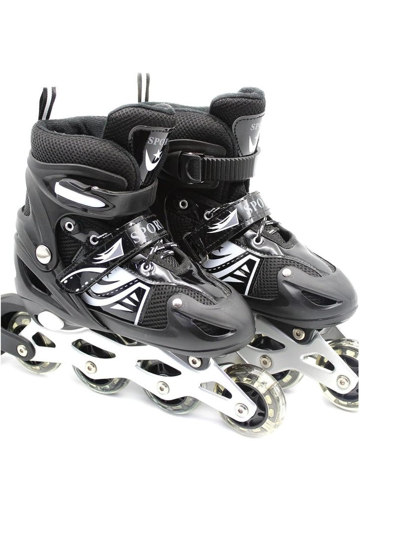 Spall Full Set Single Flash Childrenâ€²s Roller Skates Adult Roller Skates Adjustable Skates - Image 5