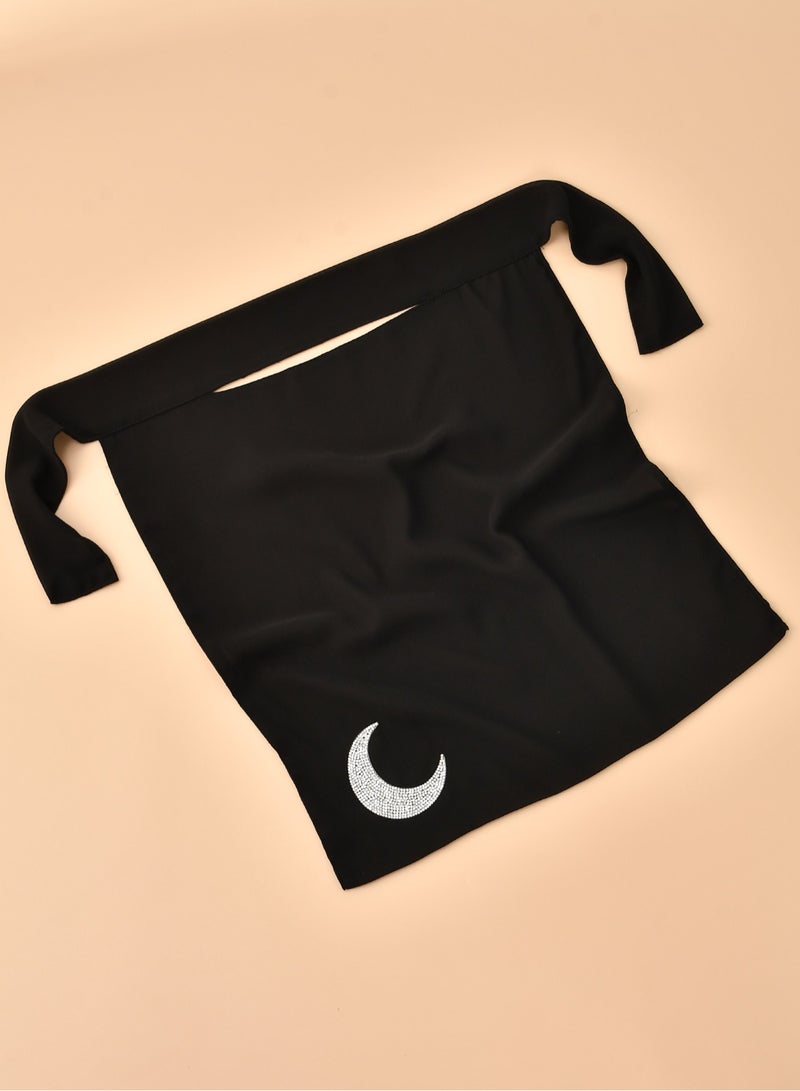 Single Layer Niqab Soft Chiffon Muslim Veil Face Cover One Layer Nose Piece Hijab Prayer Face Mask for Women Men  - Image 4