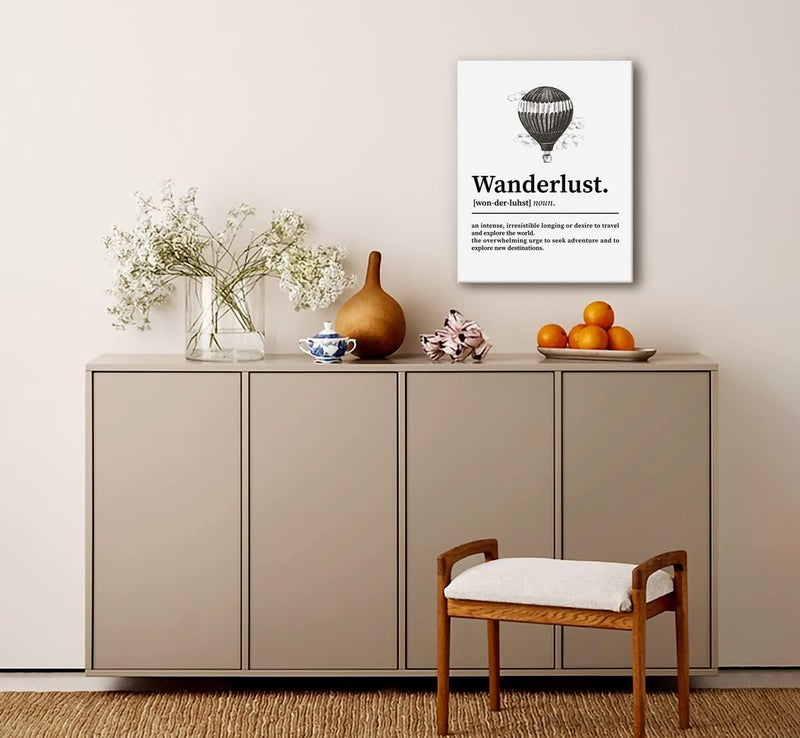 WKYAER Wanderlust Inspirational Canvas Wall Art - Image 2
