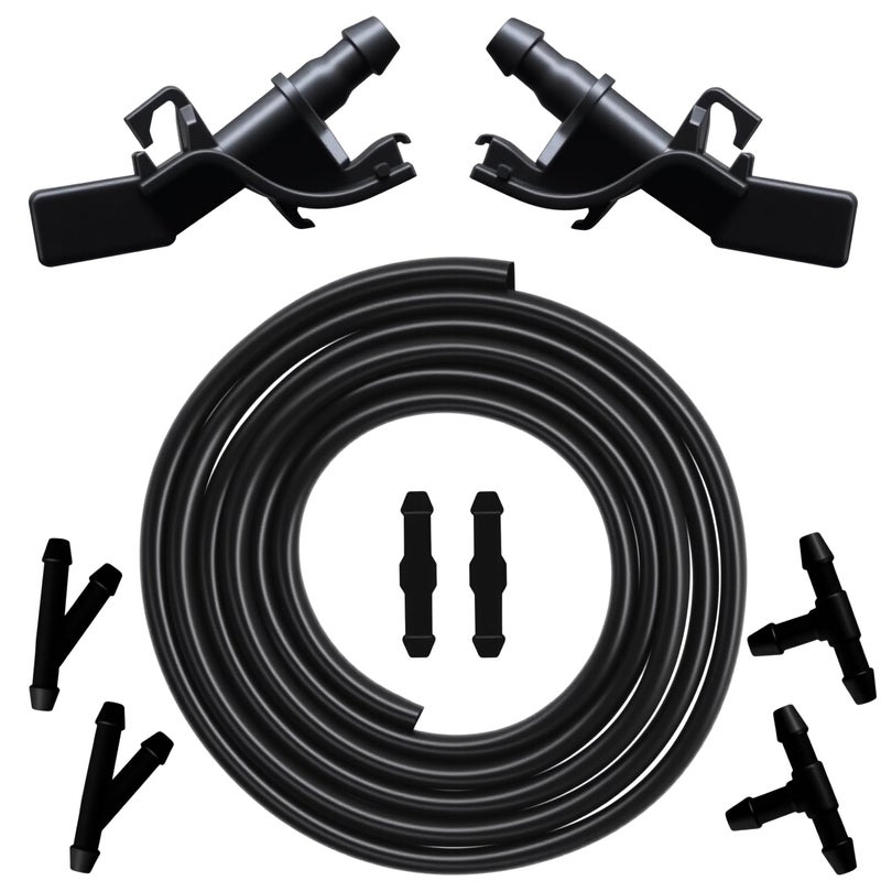 Amavoler Windshield Washer Nozzles Kit Replacement Fit For Lexus Scion Toyota Corolla Camry GX460 LS460 IS250 RX350 RX450h GX460OEM 8538112300 - Image 3