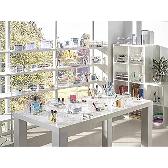 OSCO CLEAR ACRYLIC MONITOR STAND 50 CM X 20 CM X 10 CM (PACK OF 2) - Image 2