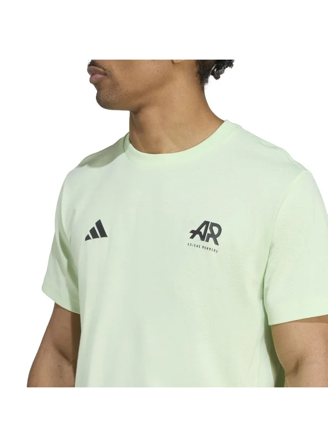 adidas تيشيرت أوتار تي يونيسكس أخضر بأكمام قصيرة