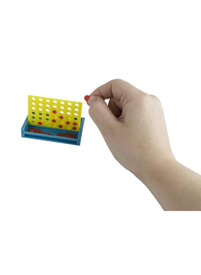 Worlds Smallest - World's Smallest Connect 4 board-games for Ages 6 and up, Multicolor, Miniature - Image 1