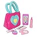 Playkidz Princess My First Purse Set  7 Pieces Kids Play Purse and Accessories Pretend Play Toy Set with Cool Girl Accessories Includes Phone and Bag with Cards - Image 4