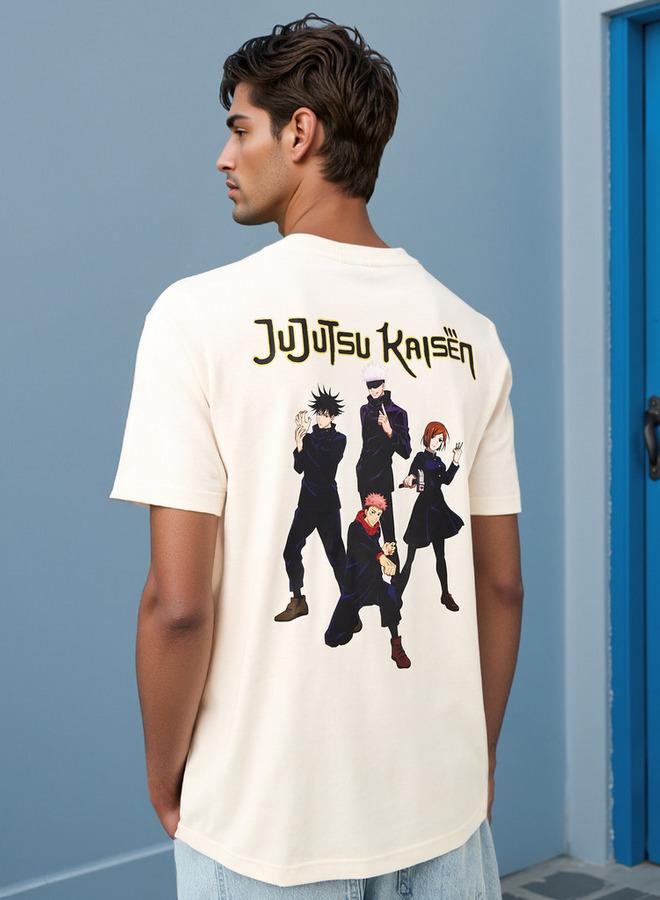 Splash FAV Jujutsu Kaisen Print Crew Neck T-shirt - Image 1