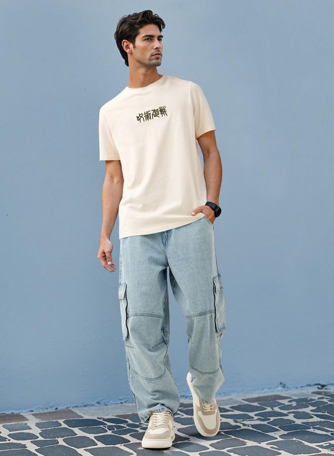 Splash FAV Jujutsu Kaisen Print Crew Neck T-shirt - Image 2