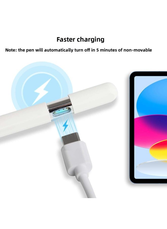Generic - Three-generation Capacitive Pen Type C Storage Wireless Charging Bluetooth Shortcut Keys For The Latest IPAD-Color:Light Green - Image 1