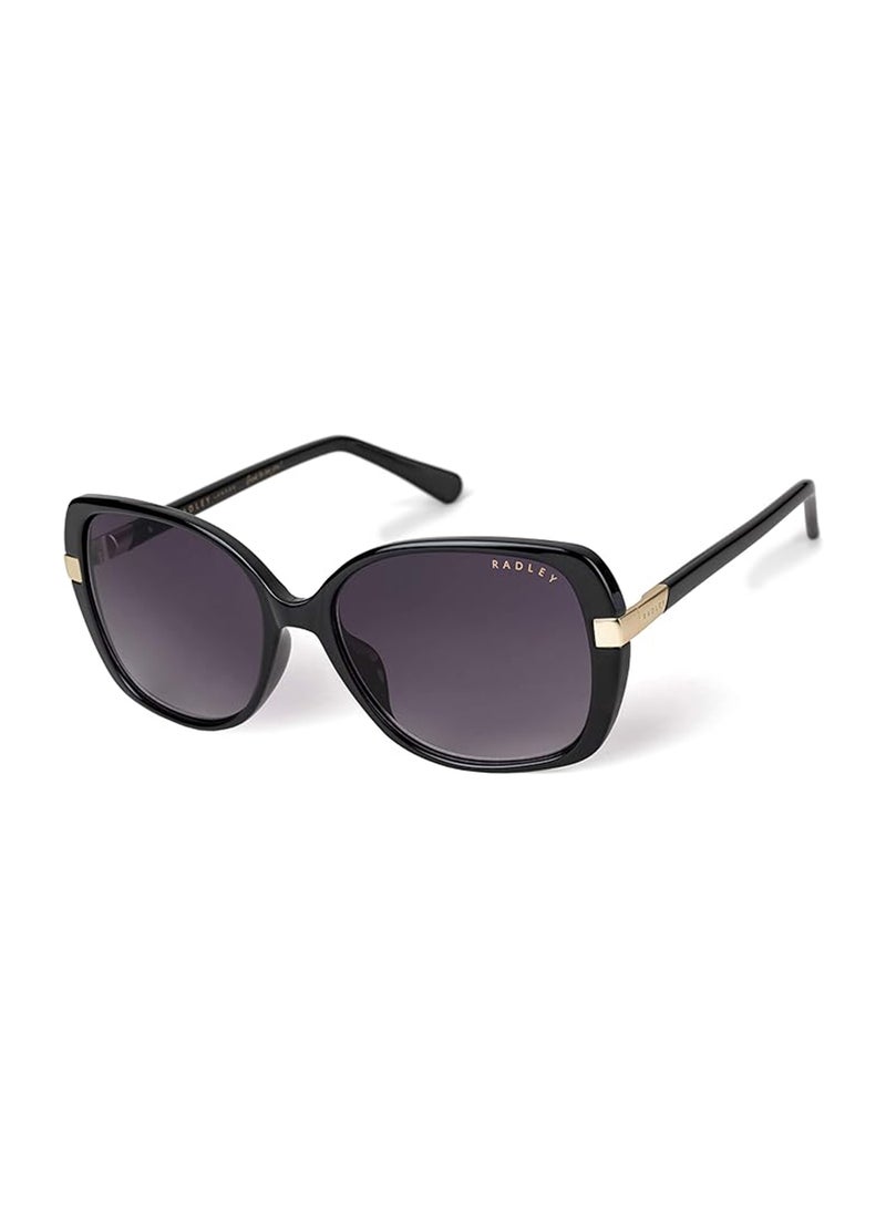 Radley نظارات شمسية نسائية سداسية العين RDS-Morwenna سوداء 52 مم - Image 1