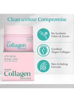 It's Skin Peptide Collagen Moisturizer | Collagen Face Cream & Organic Face Moisturizer | Face Wrinkle Cream | Lightweight Moisturizer For Face | Korean Face Cream & Wrinkle Remover  - Image 4