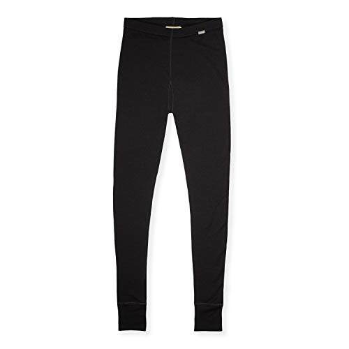 MERIWOOL Womens 100% Merino Wool Base Layer Thermal Pants Black - Image 3
