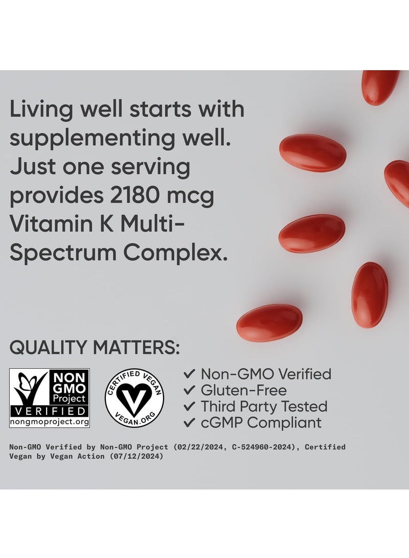 SPORTS RESEARCH SR Vitamin K Multi Spectrum 60 Veggie Softgel - Image 3